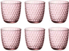 Verre à eau Bormioli Rocco Slot - Rose - 290 ml - 6 pièces