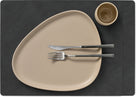 Sets de table LIND DNA Nupo - Cuir - Noir - 45 x 35 cm - 2 Pièces