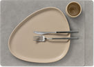 Sets de table LIND DNA Hippo - Cuir - Gris anthracite - 45 x 35 cm - 2 pièces