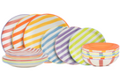 Ensemble de service Cookinglife - 6 personnes - SummerVibes - Ø26,5cm - 18 pièces
