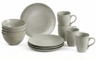 Ensemble de petit-déjeuner Broste Copenhagen Nordic Marsh 12 pièces / 4 personnes - 4 assiettes à petit-déjeuner, 4 bols et 4 tasses