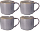 Ensemble de mugs à café Cookinglife - en faïence - Serene - 330 ml - 4 pièces