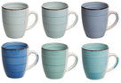 Mugs Cookinglife Delice Blue 350 ml - 6 pièces