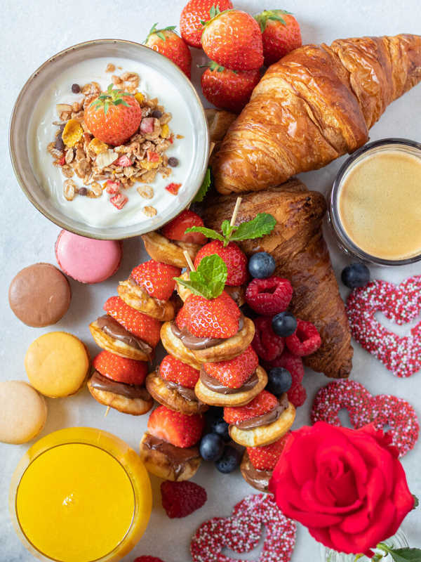 Petit-déjeuner pour la Saint-Valentin