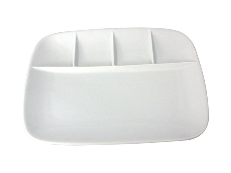 Assiettes à fondue blanches