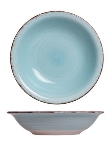 Assiettes creuses Studio Tavola Ocean Blue ø 21 cm - 6 pièces