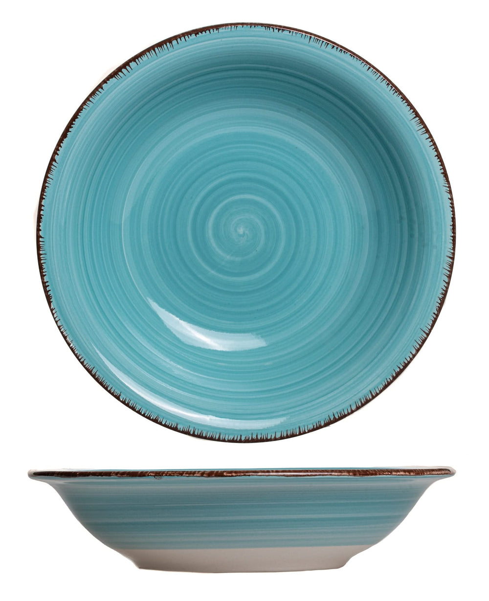 Assiettes creuses Studio Tavola Ocean Blue ø 21 cm - 6 pièces