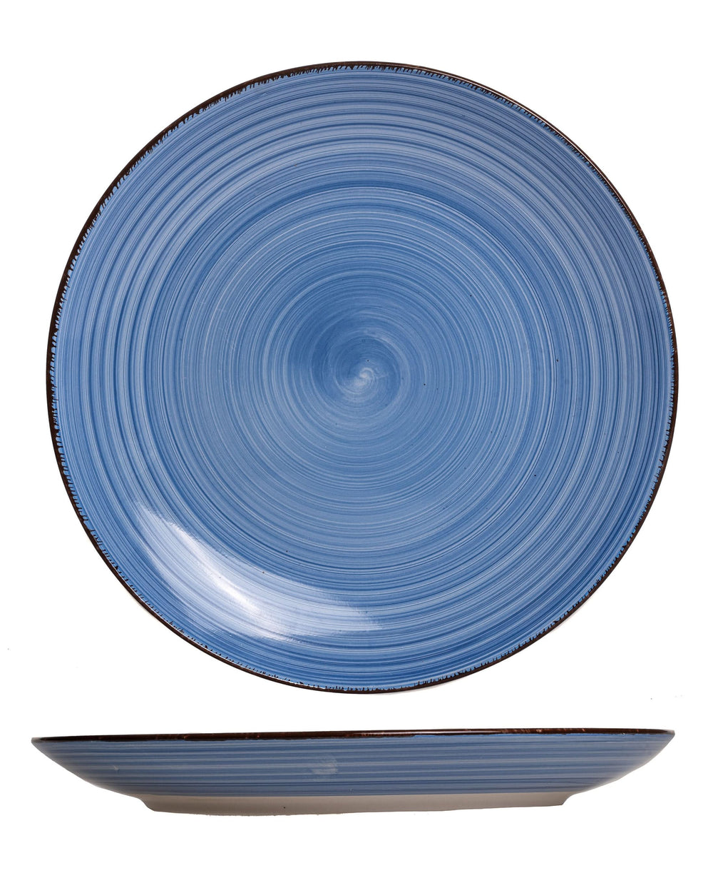 Assiettes de table Studio Tavola Ocean Blue ø 26,5 cm - 6 pièces