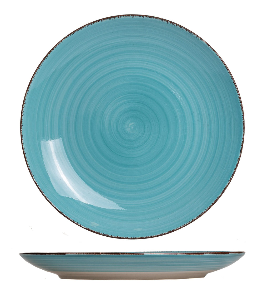 Assiettes de table Studio Tavola Ocean Blue ø 26,5 cm - 6 pièces