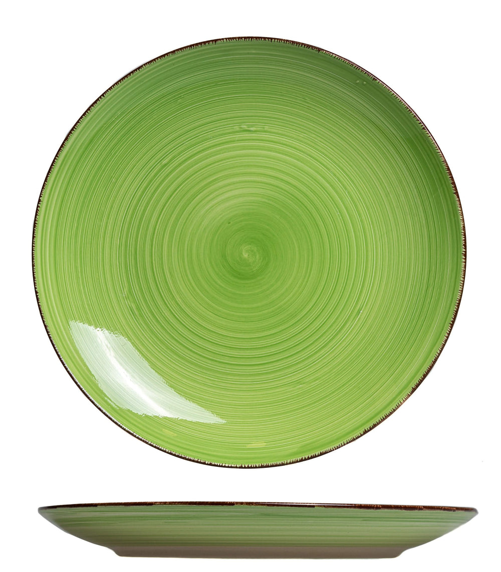 Assiettes de table Studio Tavola Summer Green ø 26,5 cm - 6 pièces