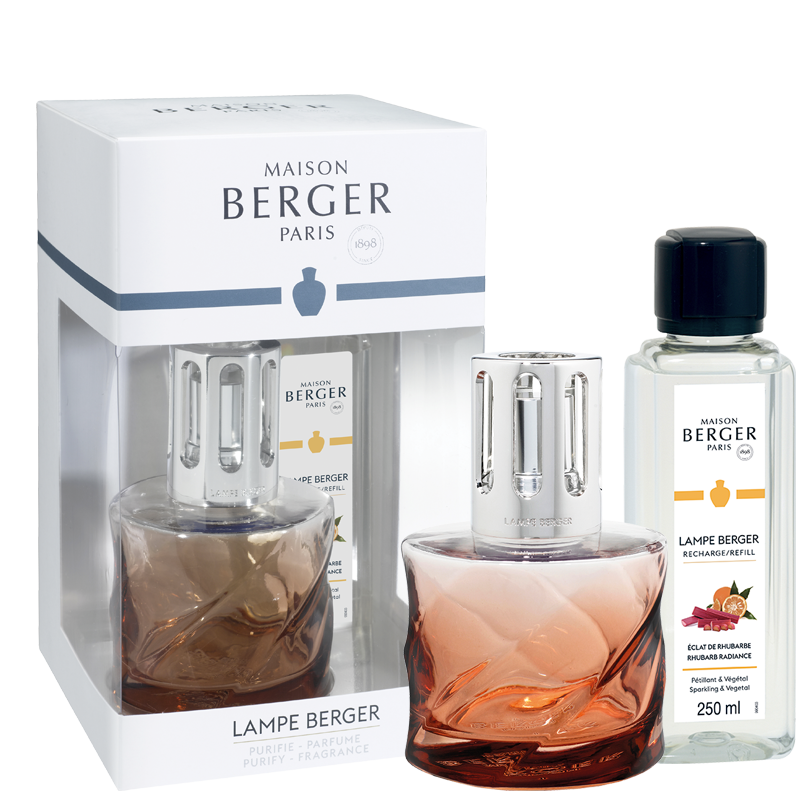 Coffret cadeau Lampe Berger Spirale Rose Ambre