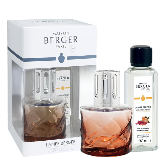 Coffret cadeau Lampe Berger Spirale Rose Ambre