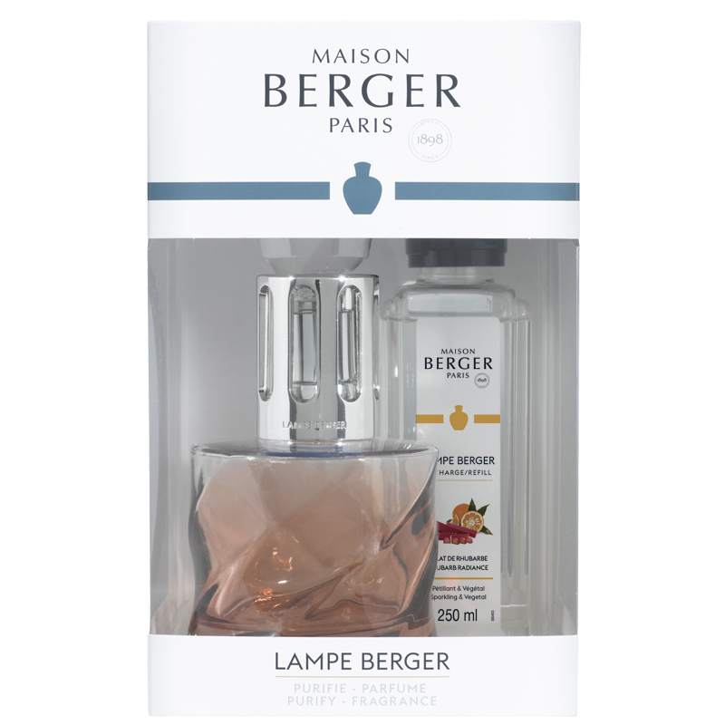 Coffret cadeau Lampe Berger Spirale Rose Ambre