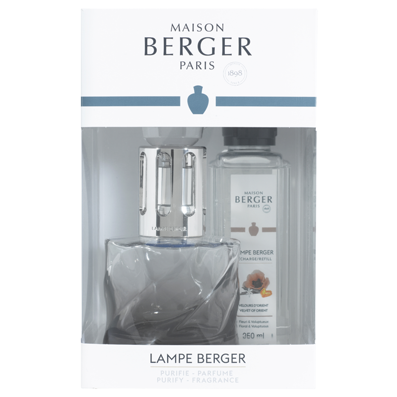 Coffret cadeau Lampe Berger Spirale Noir