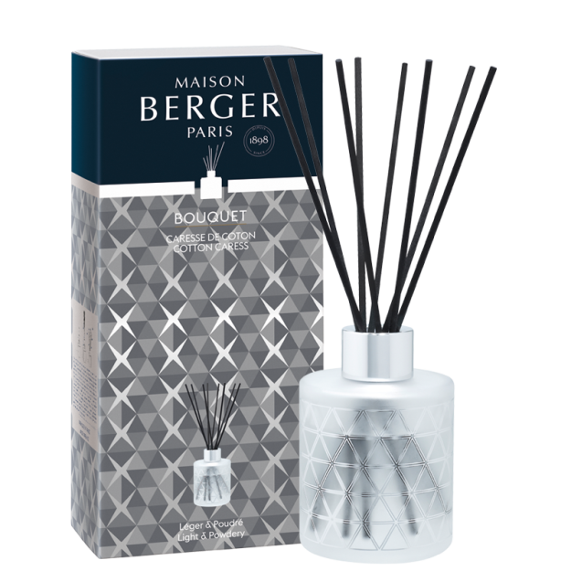 Bouquet Parfumé Maison Berger Geode Givrée - Caresse de Coton - 115 ml