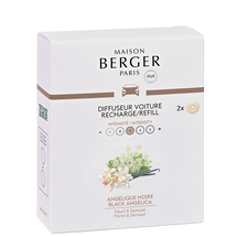 Recharge Maison Berger - pour parfum de voiture - Black Angelica - 2 pièces