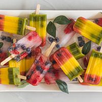 Glaces aux fruits