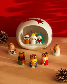 Creche de noël Alessi blanc AMGI10 