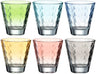 Verres à eau Leonardo Optic Pastel 215 ml - 6 pièces