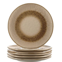 Leonardo Service de table Matera (Assiettes plates + Assiettes creuses) - Vert - 12 pièces / 6 personnes