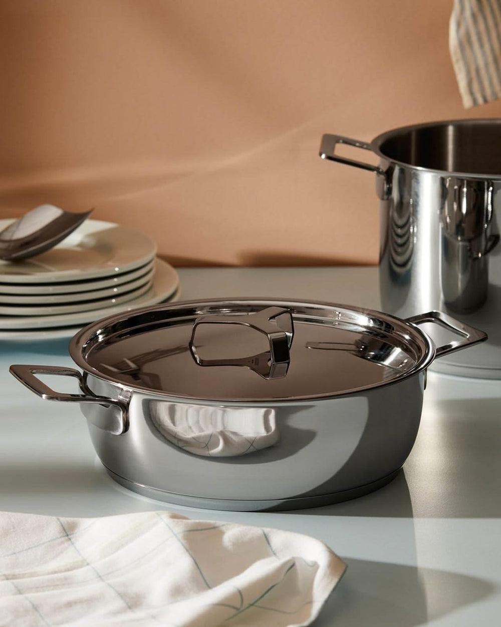 Casserole Alessi Pots&Pans - AJM102/28 - ø 28 cm / 5.5 Litres