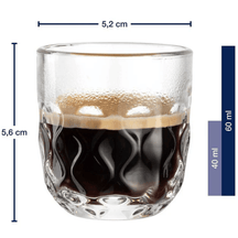 Verres à espresso Leonardo - Gocce Due - 60 ml - 2 pièces