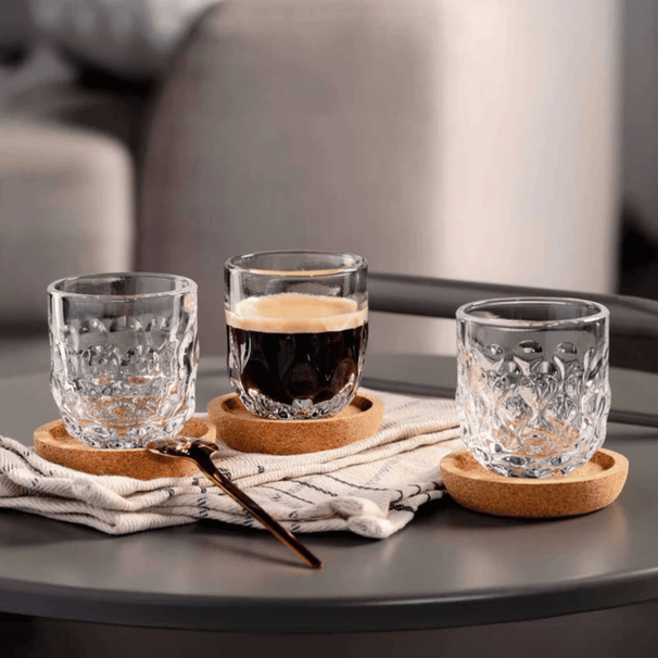 Verres à espresso Leonardo - Gocce Due - 60 ml - 2 pièces