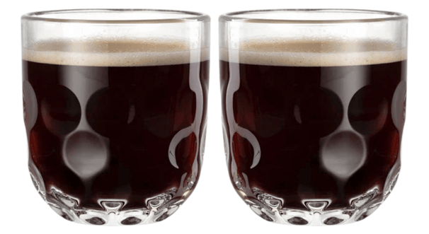 Verre à café Leonardo avec sous-verres Gocce - 220 ml - 6 pièces