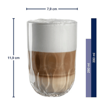 Leonardo Verres Latte Macchiato Gocce Gocce Tre 390 ml - 2 pièces