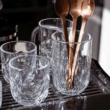 Leonardo Verres Latte Macchiato Gocce Gocce Tre 390 ml - 2 pièces