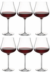 Verres à vin de Bourgogne Leonardo / Verres à Gin Tonic Brunelli 770 ml - Lot de 6