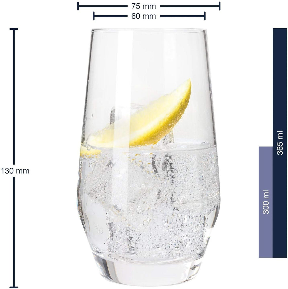 Verres long drink Leonardo Puccini 360 ml - 6 pièces