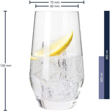 Verres long drink Leonardo Puccini 360 ml - 6 pièces