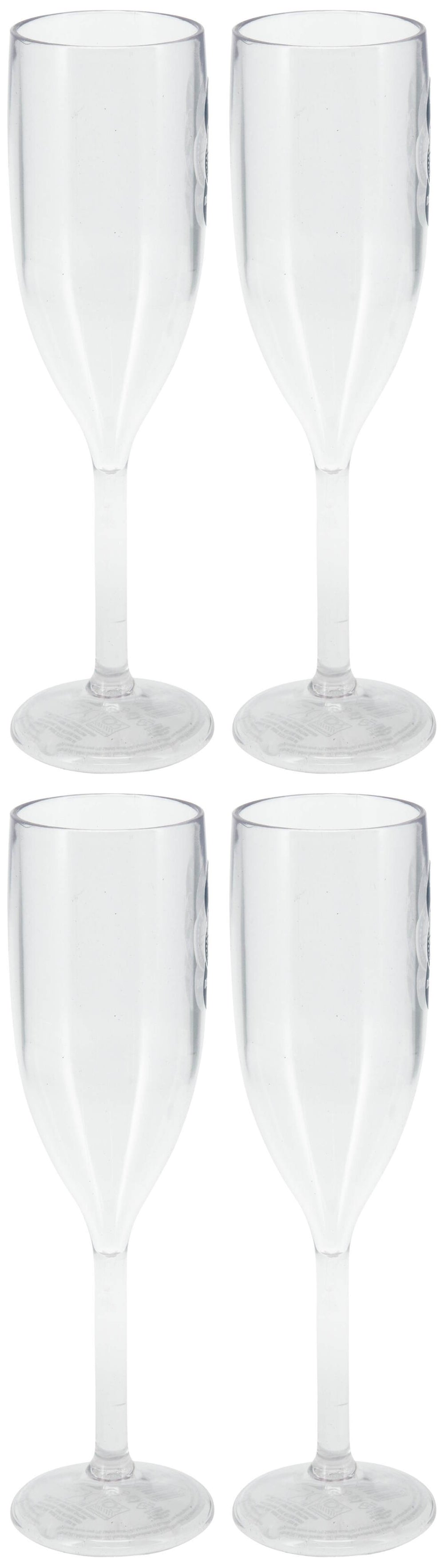 Cookinglife Champagneglazen Outdoor - 165 ml - 4 Stuks