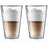 Verre à latte macchiato Bodum à double paroi Canteen - Valve brevetée - 400 ml - 2 pièces
