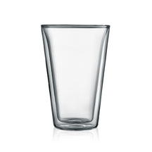 Verre à latte macchiato Bodum à double paroi Canteen - Valve brevetée - 400 ml - 2 pièces