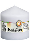 Bougie cylindrique Bolsius Cello XXL Blanc - 10 cm / ø 10 cm