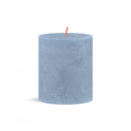 Bougie cylindrique rustique Bolsius Sky Blue - 8 cm / 7 cm