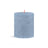 Bougie cylindrique rustique Bolsius Sky Blue - 8 cm / 7 cm