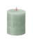 Bougie cylindrique rustique Bolsius Jade Green - 8 cm / ø 7 cm