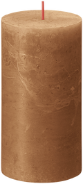 Bougie cylindrique rustique Bolsius Spice Brown - 13 cm / ø 7 cm