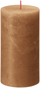 Bougie cylindrique rustique Bolsius Spice Brown - 13 cm / ø 7 cm