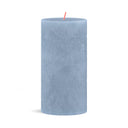 Bougie cylindrique rustique Bolsius Sky Blue - 13 cm / ø 7 cm