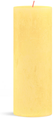 Bougie cylindrique rustique Bolsius Sunny Yellow - 19 cm / ø 7 cm