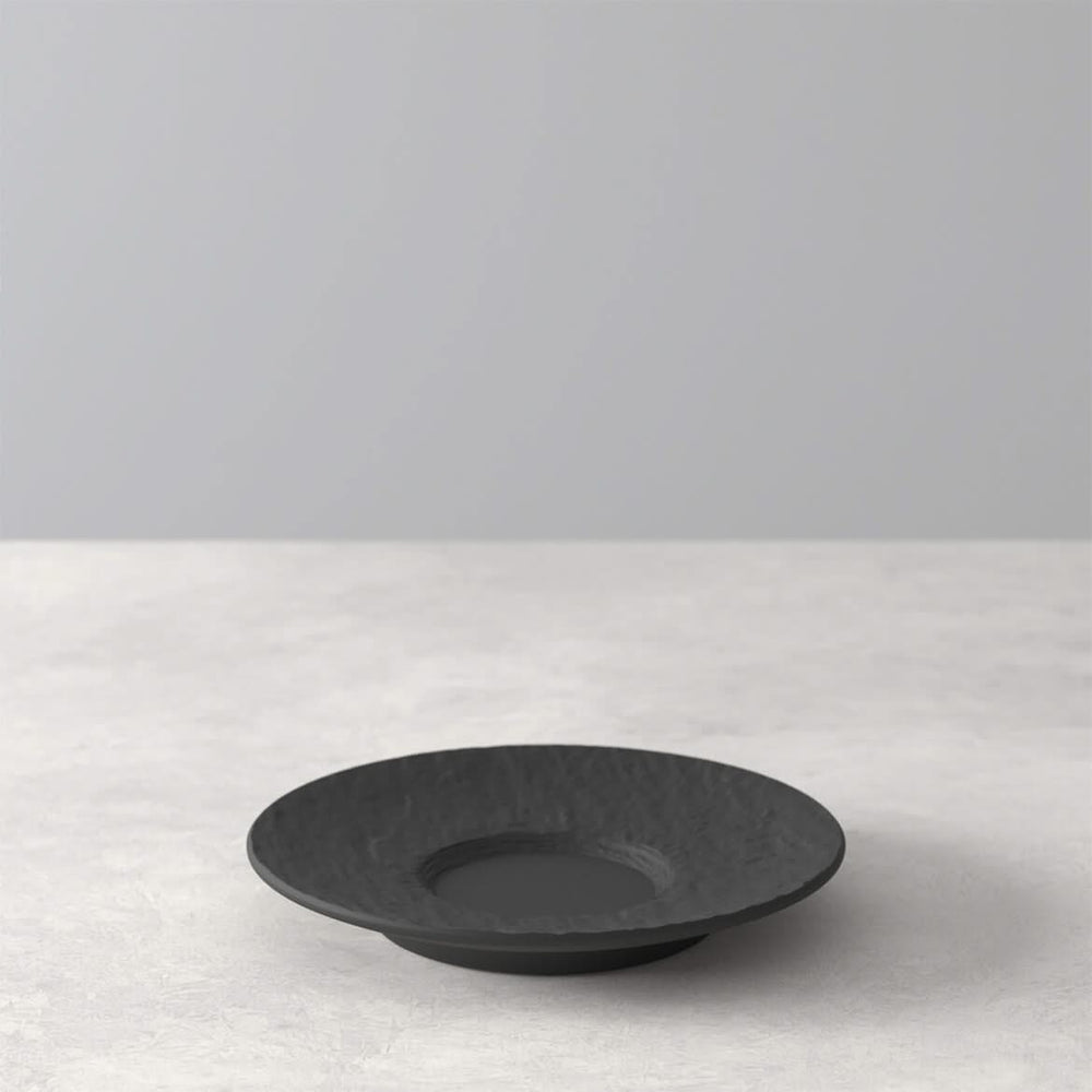 Assiette à espresso Villeroy & Boch Manufacture Rock - Noir - ø 12 cm