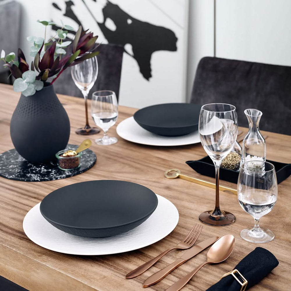 Plat de service Villeroy & Boch Manufacture Rock - Noir - ø 24 cm