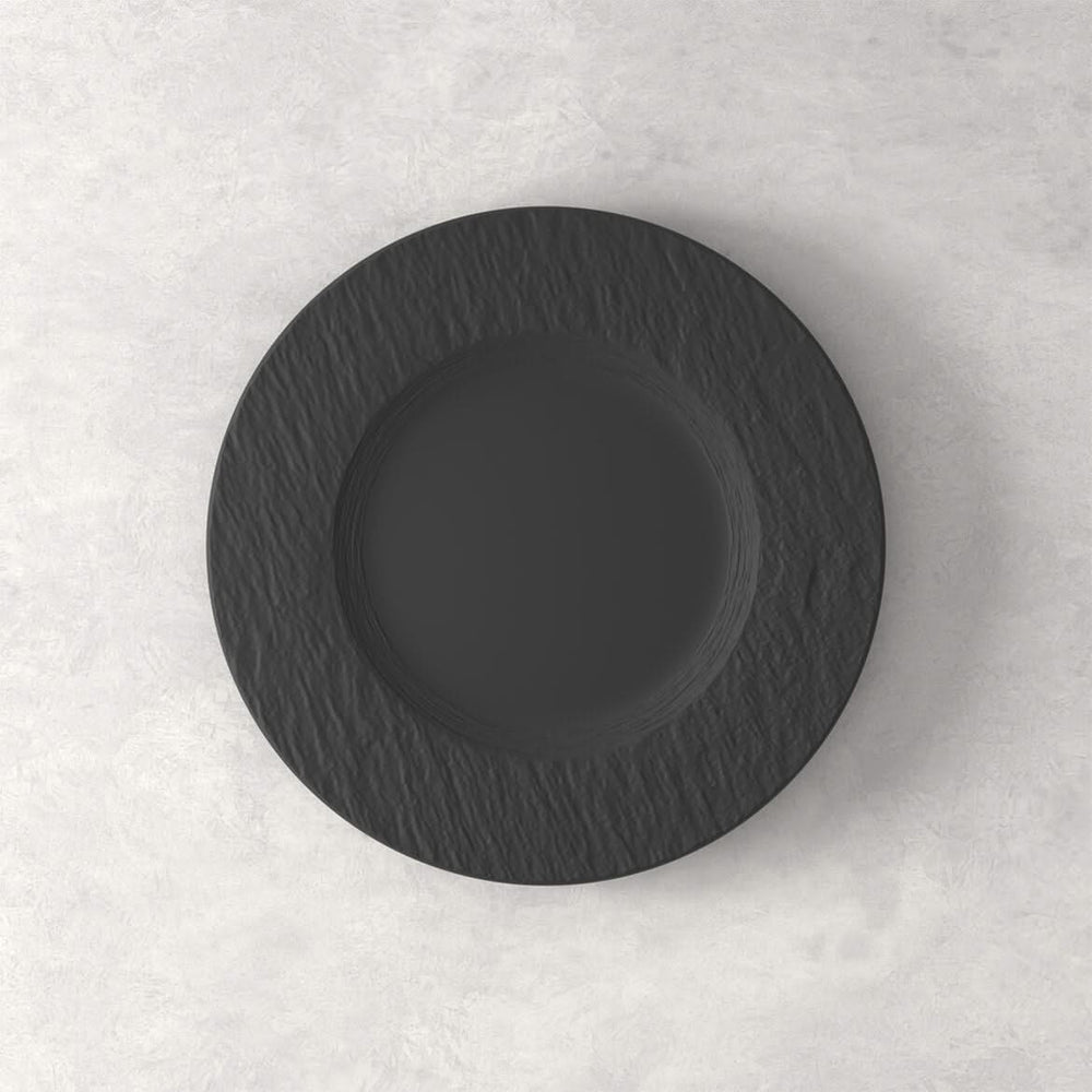 Assiette à petit-déjeuner Villeroy & Boch Manufacture Rock - Noir - ø 22 cm