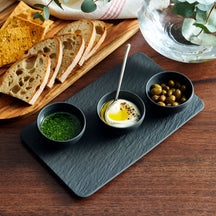 Ensemble de petits bols Villeroy & Boch Manufacture Rock - Noir - 4 pièces