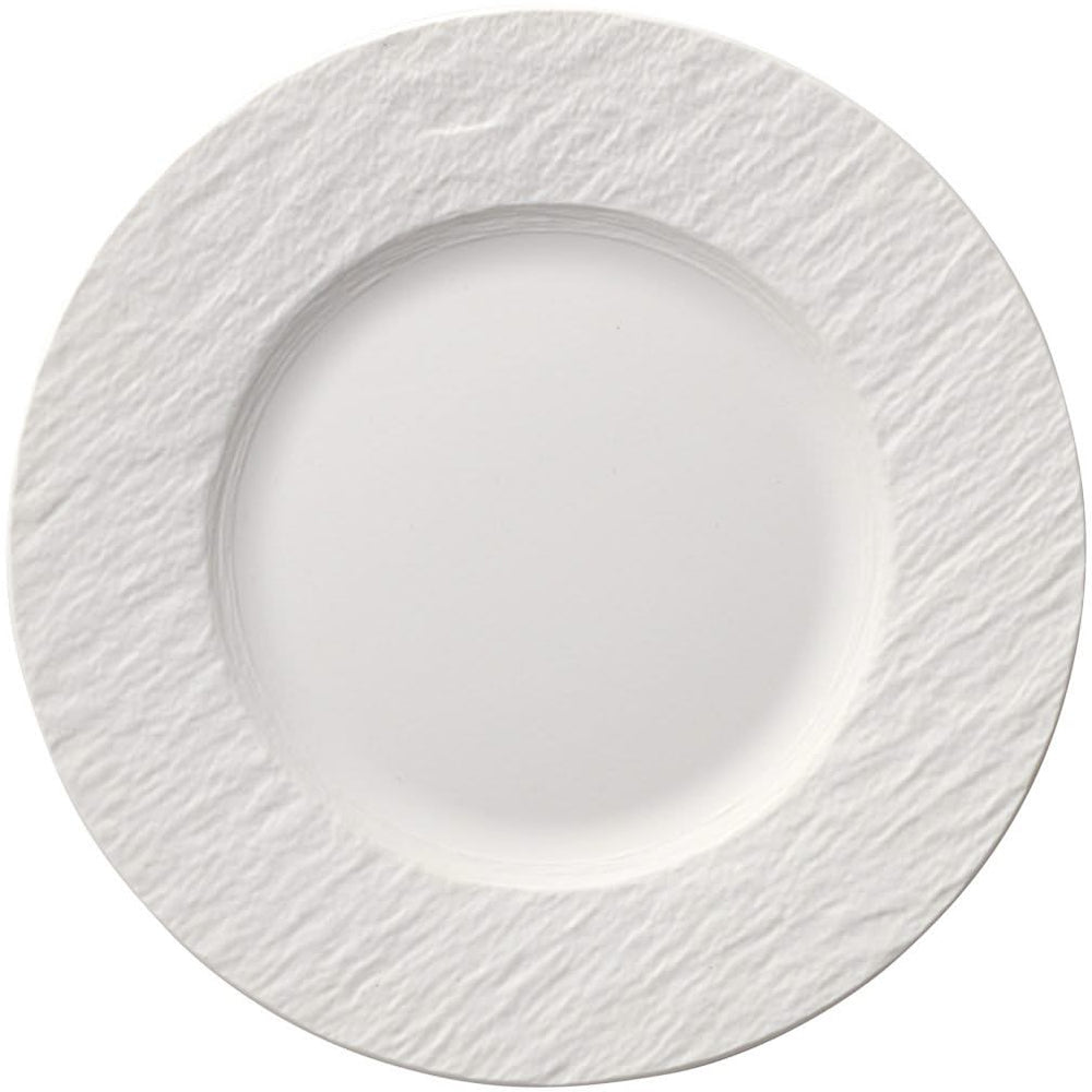 Assiette à petit-déjeuner Villeroy & Boch Manufacture Rock - Blanc - ø 22 cm