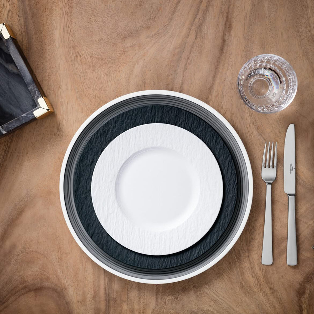 Assiette à petit-déjeuner Villeroy & Boch Manufacture Rock - Blanc - ø 22 cm